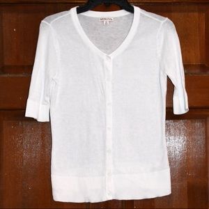 Short-sleeve cardigan